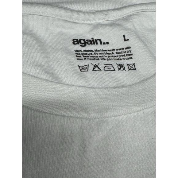 Fred Again White L Places We've Never Been T-Shirt EDM Pop Techo Beats House - Picture 2 of 7